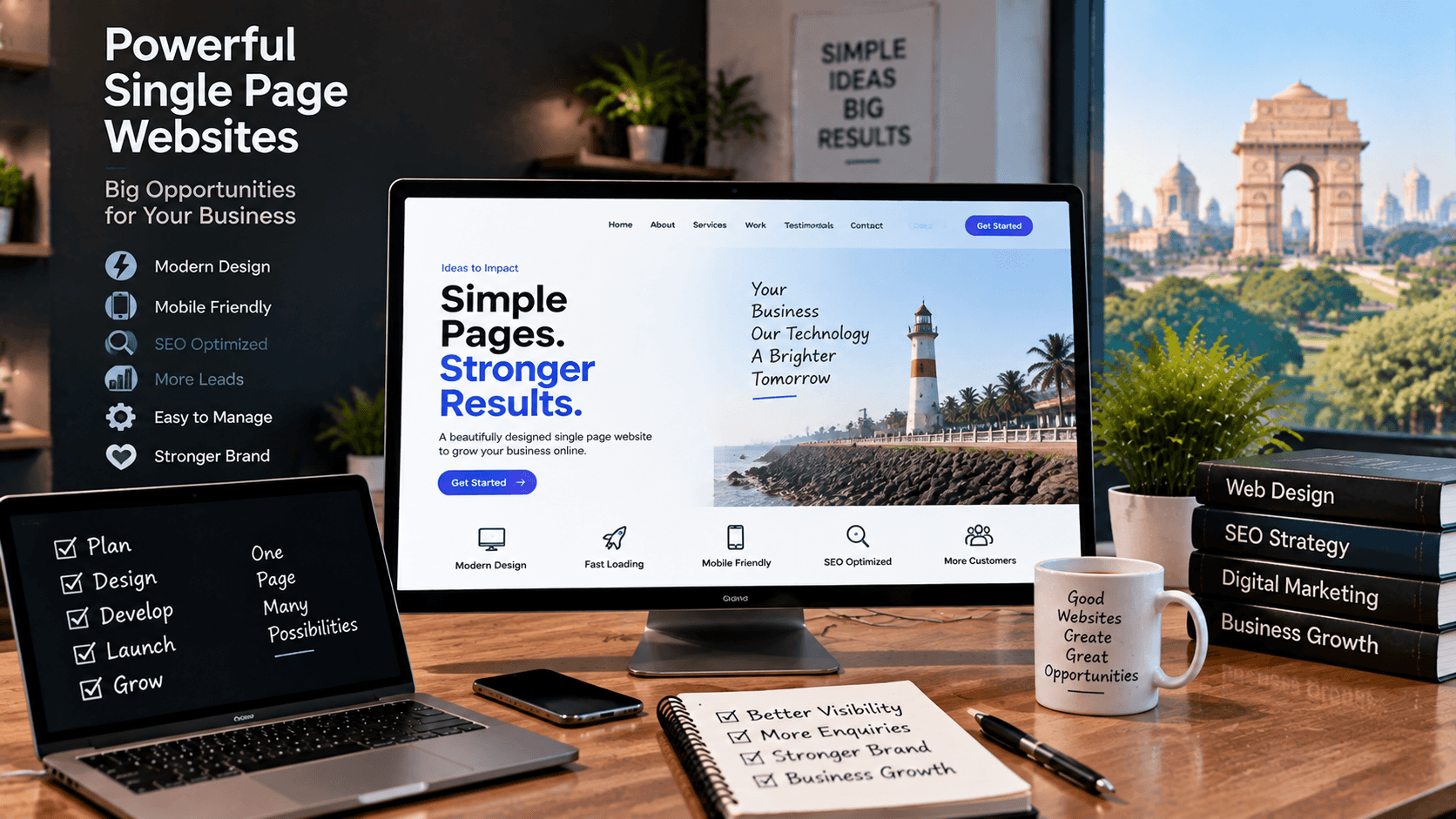Best Single Page Website Building Company in India