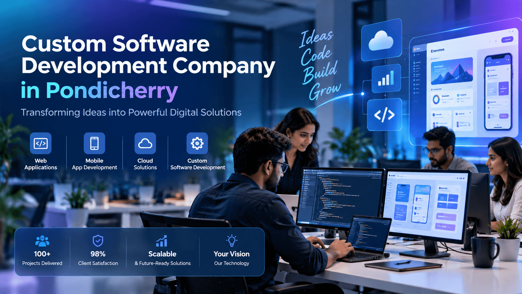 Custom Software Development Company in Pondicherry for Business Growth