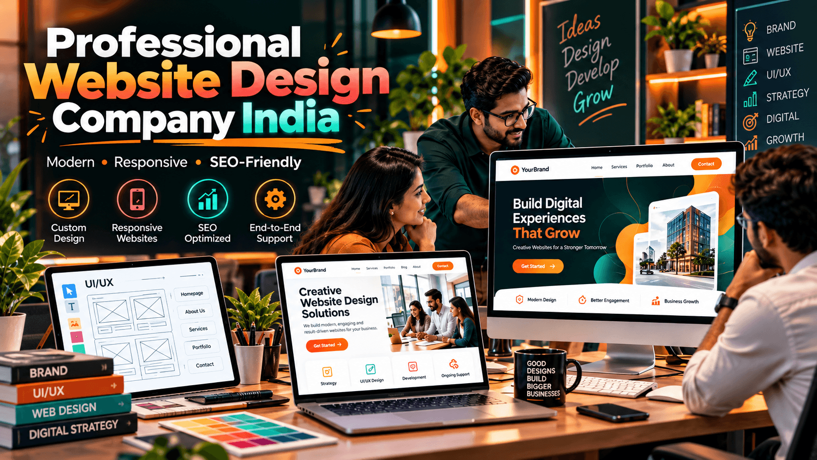 Professional Website Design Company in India for Modern Businesses