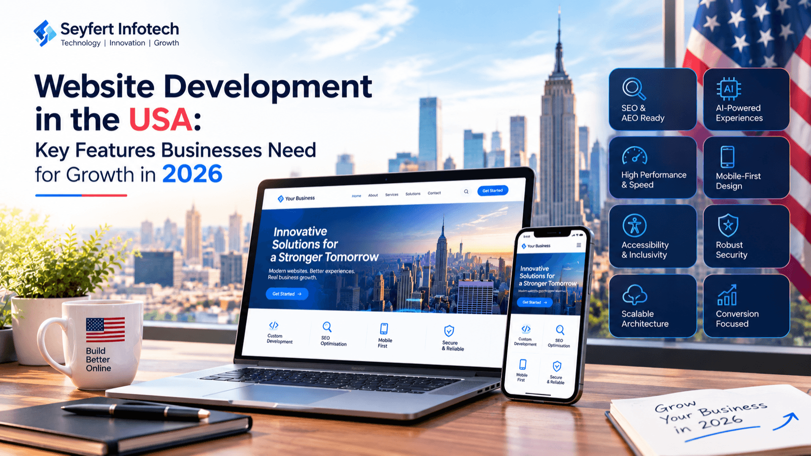 Website Development in the USA: Key Features Businesses Need for Growth in 2026