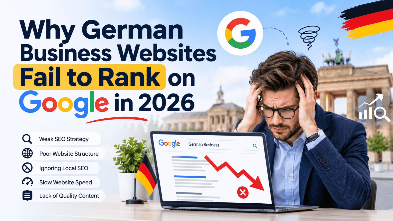 Why German Business Websites Fail to Rank on Google in 2026
