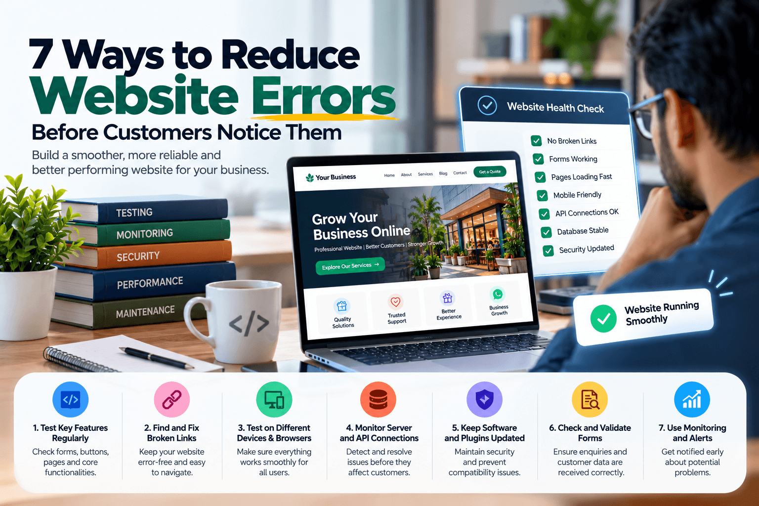 7 Ways to Reduce Website Errors Before Customers Notice Them