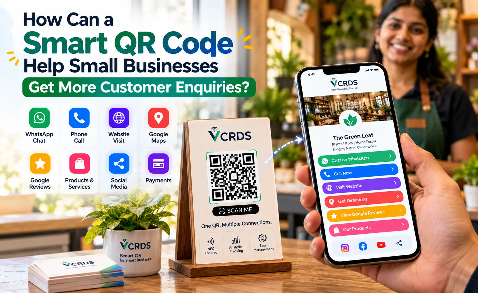 How Can a Smart QR Code Help Small Businesses Get More Customer Enquiries?